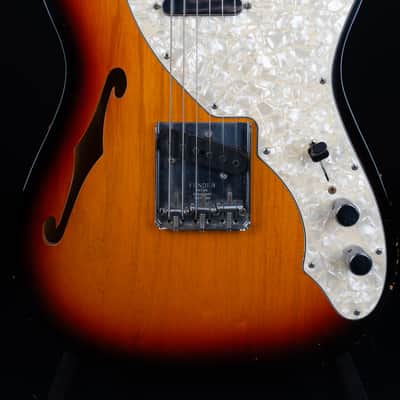 Fender Greg Fessler Masterbuilt 1969 Telecaster Thinline 2010 - Sunburst image 3