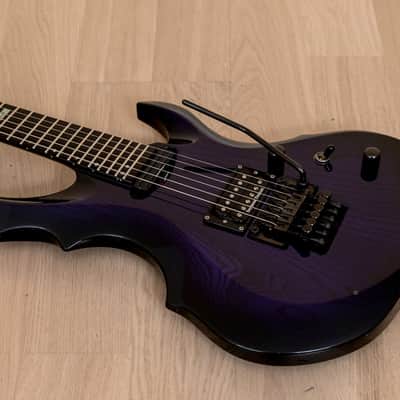 2000 ESP Forest-GT Electric Guitar See Thru Purple Japan w/ Seymour Duncan SHR-1 & TB-4 image 9