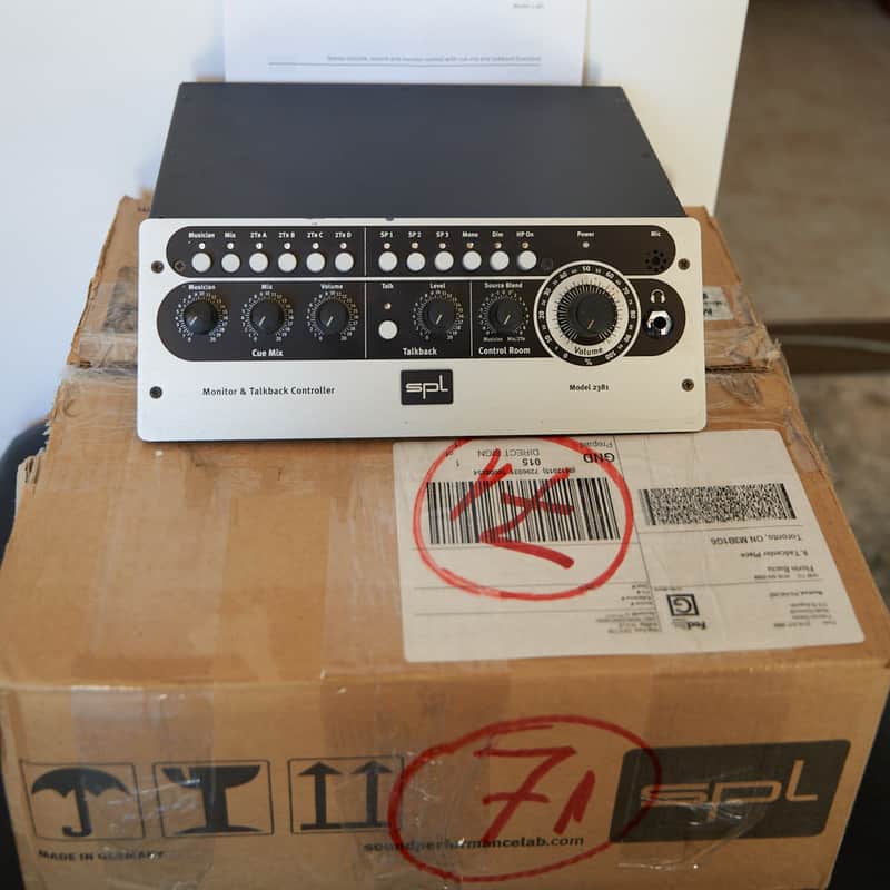 2008 – 2022 SPL 2381 MTC Monitor and Talkback Controller Black