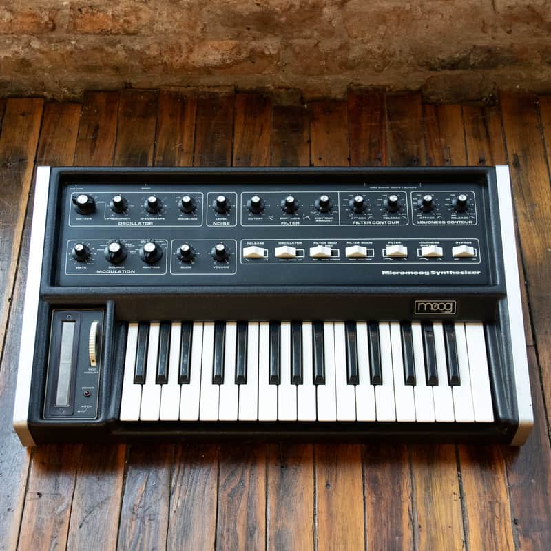 1970s Moog Micromoog Synthesizer (Serial No. 5591) Serviced image 1