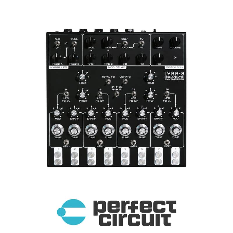 SOMA Laboratory Lyra-8 Organismic Drone Synthesizer (Black) [DEMO] image 1