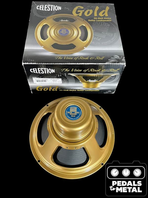 Celestion G12 Alnico Gold 12" 50w 8 Ohm Replacement Speaker 2010s - Gold image 1