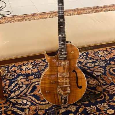 Framus AK74 Custom Shop Lefty  2007  Flame Koa Solid Top image 11