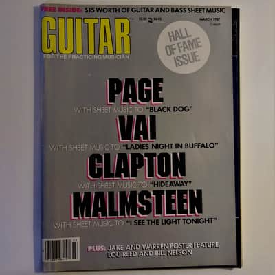 Guitar for the Practicing Musician Magazine (March 1987) image 1