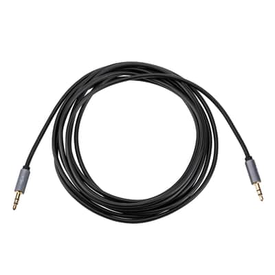 Behringer MONITOR1 Premium Passive Stereo Monitor and Volume Controller - Bundle With 10' 8mm XLR Microphone Cable, 6' Cable with 3.5mm TRS to 3.5mm TRS Connector, Microfiber Cloth image 4