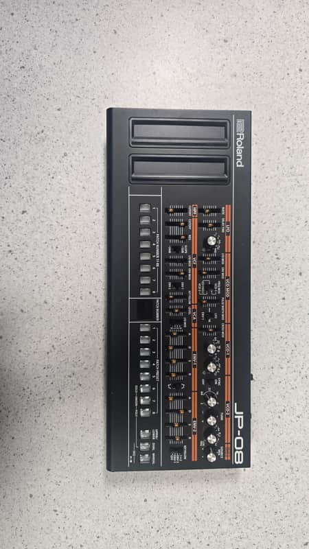 Roland JP-08 Boutique Series Digital Synthesizer Module 2015 - Present - Black image 1