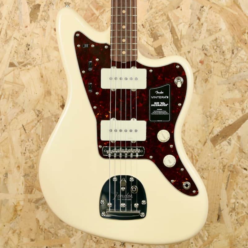 Fender Vintera® III Mid '60s Jazzmaster®, Rosewood Fingerboard, Olympic White image 1