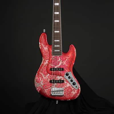 Dhatarattha DEB5 Jazz Bass 5 string - PAISLEY RELIC image 2