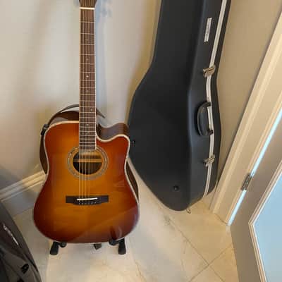Zager ZAD900CE Solid Spruce/Rosewood Acoustic Electric AURA Pro Series 50th Anniversary image 1