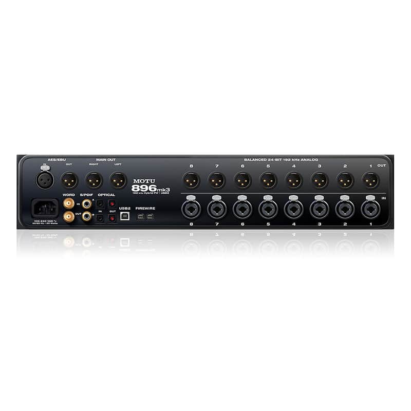 MOTU 896mk3 Hybrid Firewire / USB Audio Interface image 2