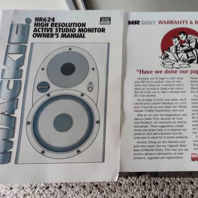 MACKIE HR624 Active Studio Monitors (Pair) 2002 - 2007 - Black image 5