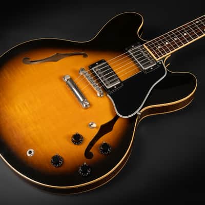 1996 Gibson ES-335 Dot - Figured Vintage Sunburst | USA Good Wood Era Semi-Hollow 57 Classic Humbucker | OHSC image 6