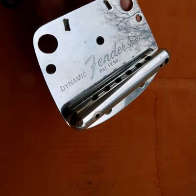 Fender Mustang Tailpiece 1965 - Nickle "Pat Pend" Nice image 8