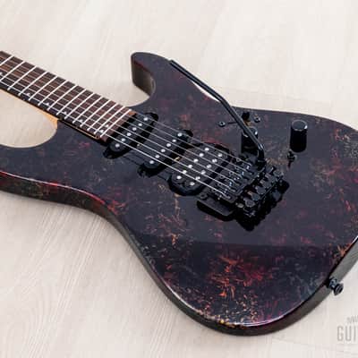 1994 Hamer USA Centaura GCTS-JR-2 Iridescent Swirl HSS Superstrat, Near-Mint w/ Case image 10