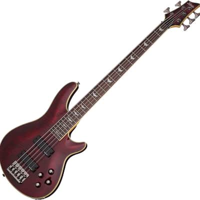 Schecter Omen Extreme-5 Active 5-String Bass Black Cherry image 1