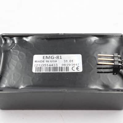 EMG 81 Black Active Alnico Guitar Humbucker Pickup image 4