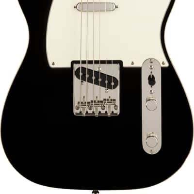 Squier Classic Vibe Baritone Custom Telecaster Laurel Fingerboard Parchment Pickguard Electric Guitar - Black image 2