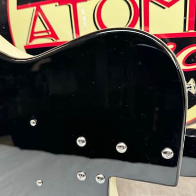 Danelectro Left-Handed Lefty '56 Singlecut Baritone Guitar - Black image 10