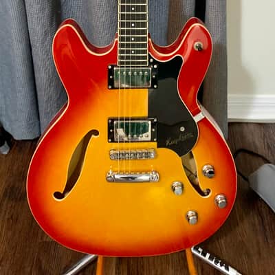 Hagstrom Viking II Ultralux 2000s - Cherry Sunburst image 1