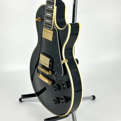 1991 Gibson Pre-Historic Les Paul '57 Custom Reissue - Ebony image 8