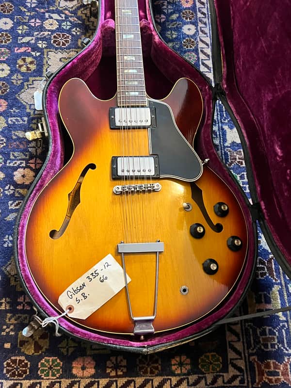 Gibson ES 335-12 1966 - Sunburst ES 335 TD 12 ALL ORIGINAL image 1