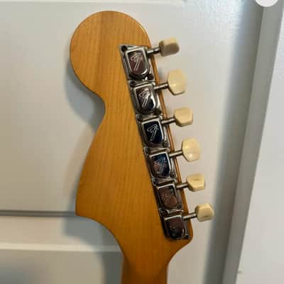 Used Fender 1994 Fender Mustang MG-65 Japanese 65' Reissue Dakota Red image 6