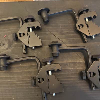 4x Shure A56D Universal Drum Mic Mount Clamp - Black - SET OF 4 image 7
