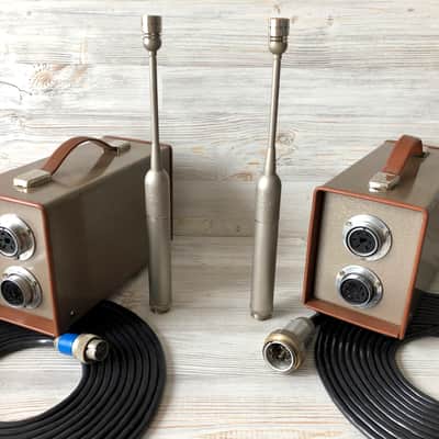 1969 Matched Pair Of AKG C28/C30A Nuvistor Tube Mics w/AKG CK28 Capsule & AKG N12 PSU image 11