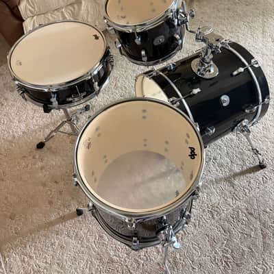 PDP PDNY1604BO New Yorker 10/13/16/5x14" 4pc Drum Kit 2021 - Present - Black Onyx Sparkle image 4