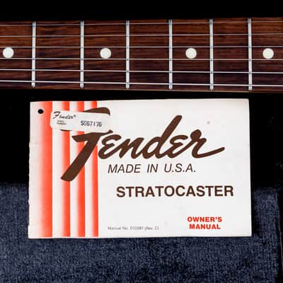 1981 Fender International Color Series Stratocaster Maui Blue, 100% Original w/ Case, Hangtag image 22
