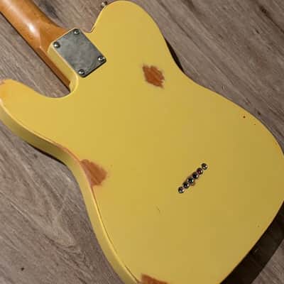 Big River “Moses” T-Style • Aged Butterscotch Nitro • Roasted Maple/Rosewood • A5 Vintage Pickups image 13