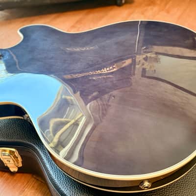 D’Angelico Excel DC – Charcoal Burst – Semi-Hollow – w/ Hard Case + Tags – Excellent image 10