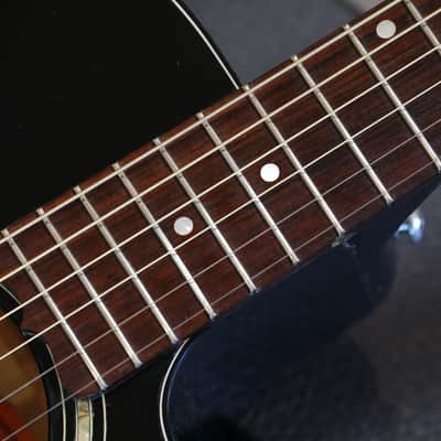 2004 Gibson EC Special Acoustic Guitar Black Ebony + OHSC image 9