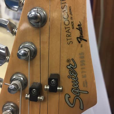 Fender Squier MIJ Strat E serial number image 3
