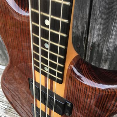 Mint 1981 Aria Pro II SB-900 Matsumoku 4 String Bass in Walnut Perfect image 10