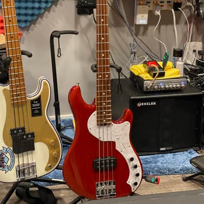 Fender American Deluxe Dimension iv 2014-15 Cayenne burst image 1