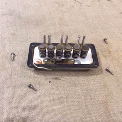 Vintage DeArmond  Dynasonic Guitar Pickup 1960's White Rare Guild Gretsch Microfrets Premier image 6