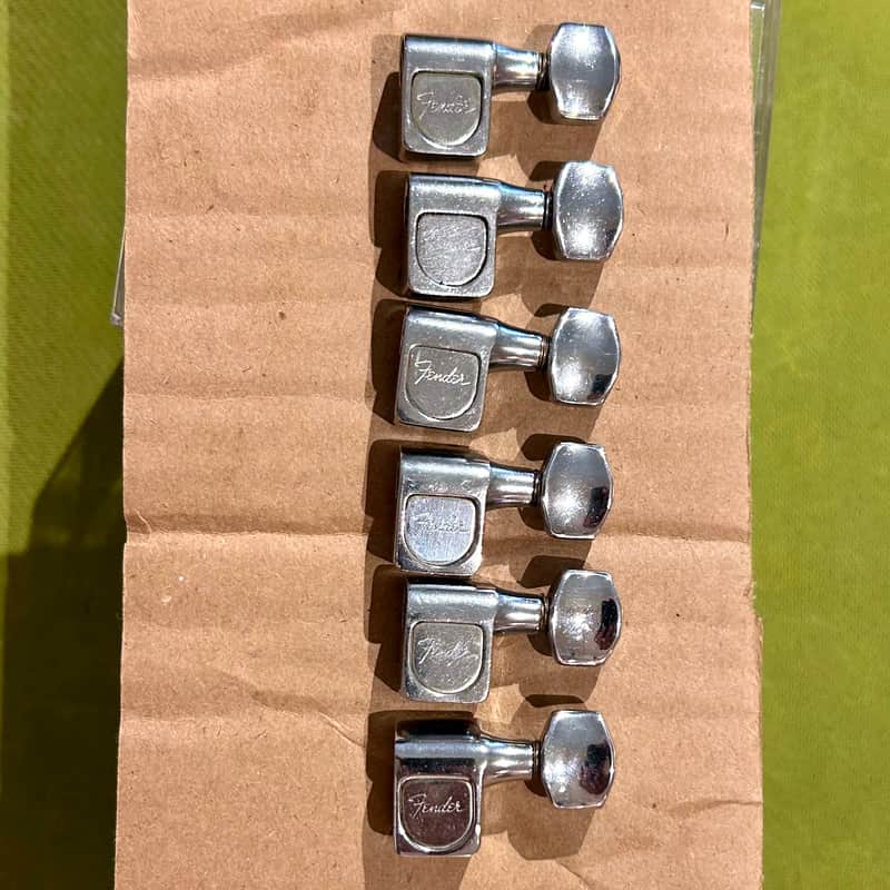 Vintage Fender Tuners 1980s - Chrome Telecaster / Stratocaster image 1