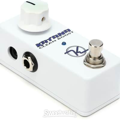Keeley Katana Mini Clean Boost Pedal - White (KKatanaMinid1) image 4