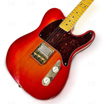 Sonic Angel Guitars Singletto Electric Guitar in Fire Burst image 4