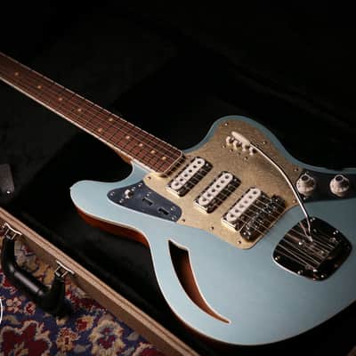 Bilt Guitars Zaftig Bound Top Firemist Silver Curtis Novak VI Pickups image 5