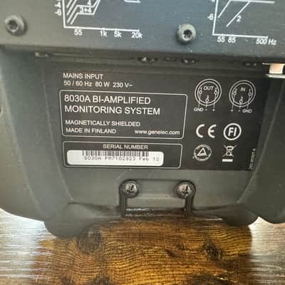 Genelec 8030A 5" Powered Nearfield Studio Monitor (Pair) 2005 - 2013 - Gray image 2