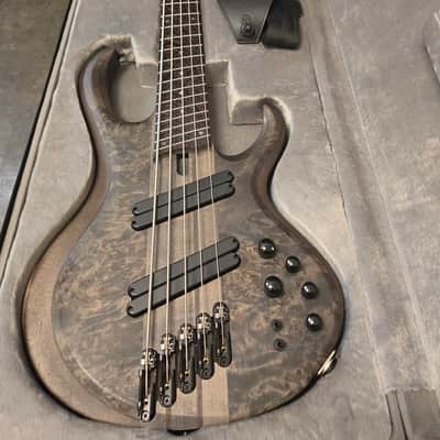 Ibanez BTB805MS-TGF Bass Workshop 2022 - Present - Transparent Gray Flat image 7