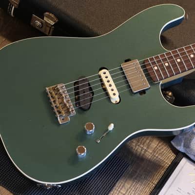 Unplayed! 2021 Fender Custom Shop Stratocaster HST Electric Guitar Aged Sherwood Metallic Relic + COA OHSC image 2
