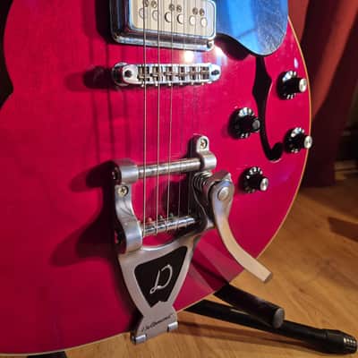 DeArmond by Guild Starfire III – Cherry Red – Hollowbody – Made in Korea – With Hard Case image 8