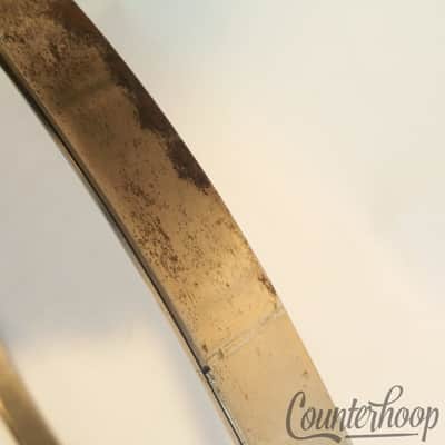*Leedy 13" Single-Flange Snare Drum Resonant Rim/Hoop Nickel Vintage 20s Chopper image 4