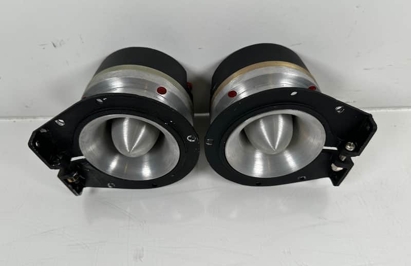 Vintage pair of JBL 075 8 ohm Bullet Tweeters image 1
