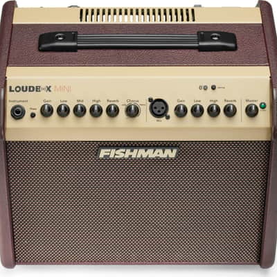 Fishman Loudbox Mini Bluetooth Acoustic Guitar Combo Amplifier, 60W, Brown image 4