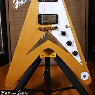 2022 Gibson 1958 Flying V Korina (White Pickguard) image 1