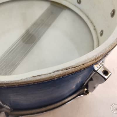 Ludwig 1960's Trans-Badge "Jazz Festival"14"×5" " Blue Sparkle" 1960's image 11